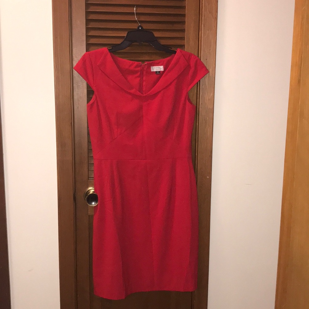 Red petite dress